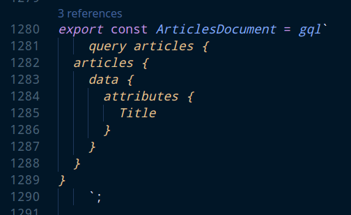 Generate types for NextJS from the Strapi GraphQL schema